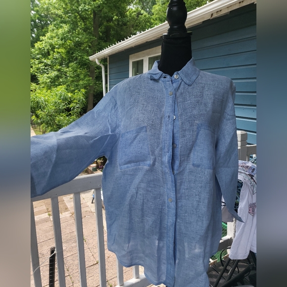 SOFIA by ViX Tops - SOFIA LINEN SHIRT